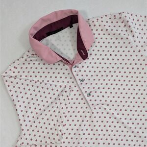 Greyson Golf Polo Shirt Performance Spring Garden Arctic Large Preppy PinkFloral